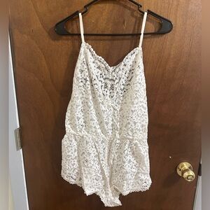 Victoria's Secret Ivory Lace romper